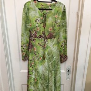 Long sleeve maxi dress